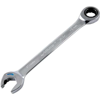 Chave Combinada Speedy Com Catraca 15 Mm, Aço Cromo Vanádio Cromado E Polido, St43611, Sata