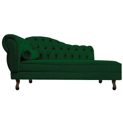 Diva Recamier Diana 160cm Lado Direito Suede Verde
