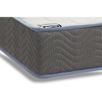 Cama Box Queen: Colchão Espuma D33 Ortobom Light + Base CRC Camurça Gray(158x198)