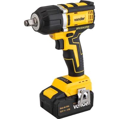 Chave De Impacto, Bateria 18v, Encaixe De 1/2, Carregador Bivolt, Civ 180b, Vonder Ostenvonder