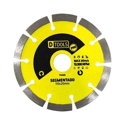 Disco Diamantado Segmentado 4.3-8'' Para Asfalto, Concreto E Pedra - Dtools