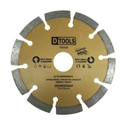 Disco Diamantado Segmentado 4.3-8 Para Concreto E Tijolos - Dtools