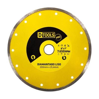 Disco Diamantado 8'' Furo 25,4mm Para Cortar Pisos E Azulejos - Dtools