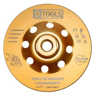 Disco Diamantado Desbaste-acabamento 4.1-2 Para Mármore E Granito - Dtools