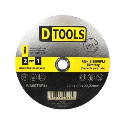 Disco De Corte 9'' X 1,8mm Para Aço-inox - Dtools
