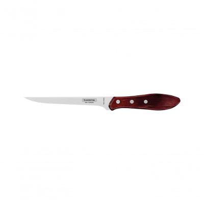 Faca Tramontina Para Desossar 6 Em Aço Inox E Cabo Vermelho Polywood Tramontina