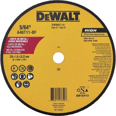 Disco De Corte Fino 228,6 Mm X 2 Mm X 22,23 Mm, Dw8067-ar Dewalt Ostenvonder