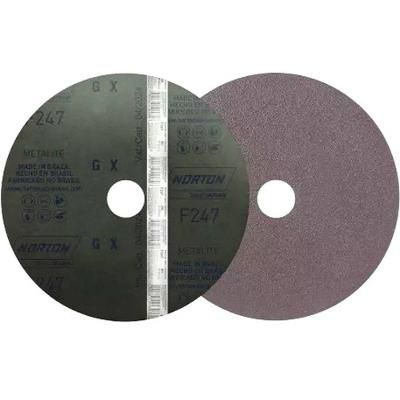 Disco De Lixa Com Costado De Fibra Para Metal E Pvc, 180 Mm, Grão 36, F247 Norton Ostenvonder