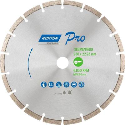 Disco De Corte Diamantado, Segmentado, 230 Mm, F22, 70184645810, Norton Ostenvonder