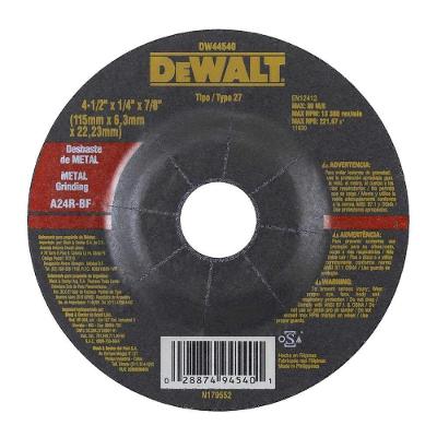 Disco De Desbaste 115,0 Mm X 6,3 Mm X 22,23 Mm, Dw44540, Dewalt Ostenvonder