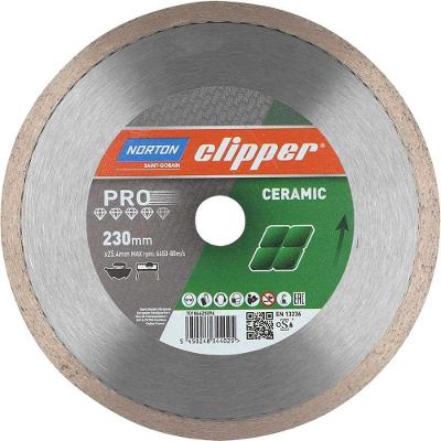 Disco De Corte Diamantado, 230 Mm X 25,4 Mm, Clipper Pro Norton Ostenvonder