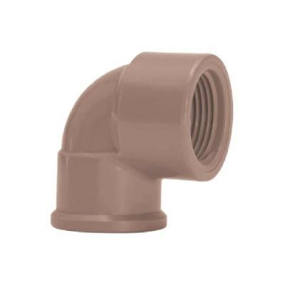 Joelho Pvc 90º Rosca 20mm X 1-2'' - Amanco Pn 750 Kpa - Soldável E Roscável