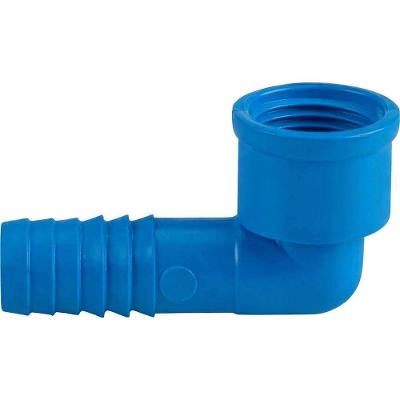 Joelho Interno Lr (liso / Rosca) Para Mangueira, 2, Polipropileno Azul, J56zn, Rebouças