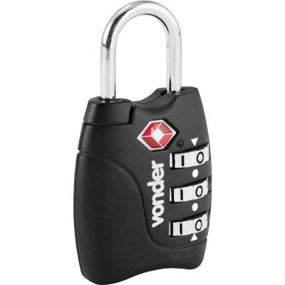 Cadeado Tsa Com Segredo, 3 Algarismos, Preto, Vonder Ostenvonder
