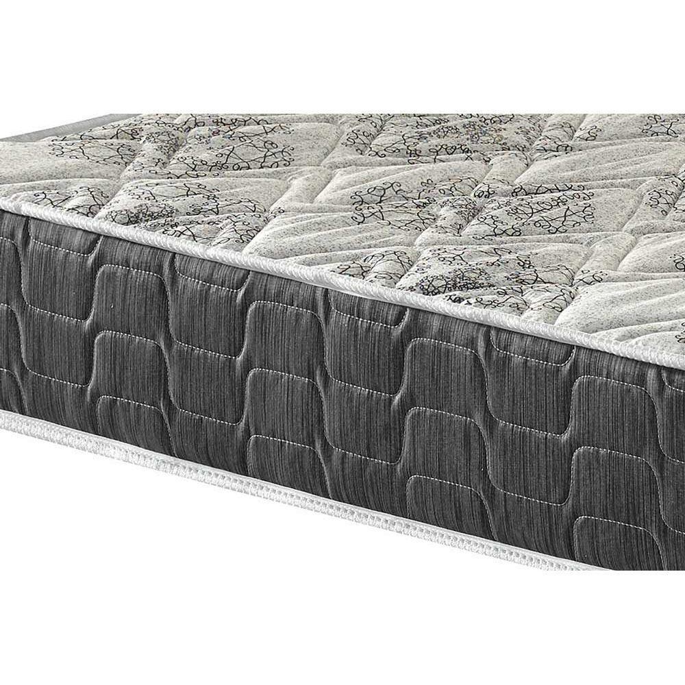 Cama Box Baú Casal: Colchão Espuma Anjos D23 Ezequiel + Base CRC Suede Clean(138x188) - 4