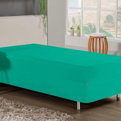 Jogo De Cama Solteiro Nobre 2 Peças Luva De Box 55cm De Altura Malha 100% Algodão - Jade