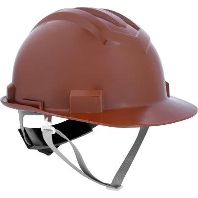 Capacete Aba Frontal, Marrrom, Com Jugular E Suspensão Com Catraca, Vonder Plus Marrom
