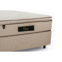 Cama Box Queen: Colchão Molas Ensacadas Luckspuma MasterPocket Cloud One Side + Base CRC Suede Clean(158x198) - 3