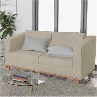 Kit Sofá 2 Lugares e 2 Poltronas Europa Corano Bege - 7