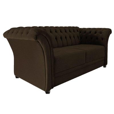Namoradeira Chesterfield Sofia Corano Marrom