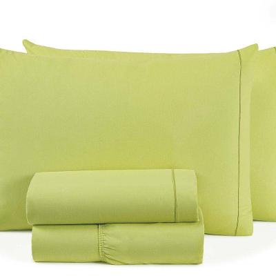 Jogo De Cama Montreal Casal King 4 Peças Percal 150 Fios 100% Algodão - Pistache