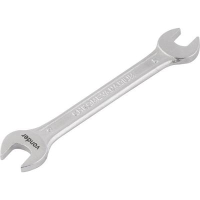 Chave Fixa 08x09mm Cromo Vanádio Fosco Cartela Vonder