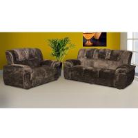 Conjunto Estofado Fluence 2 E 3 Lugares Paraná Marrom - 1