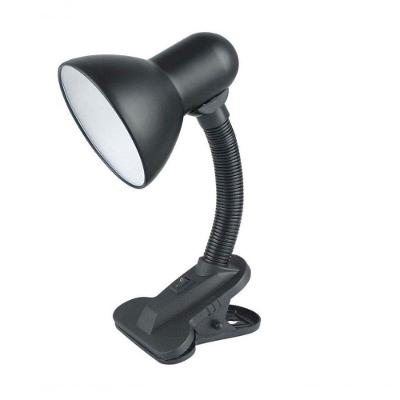 Luminaria Articulavel De Mesa Com Garra Presilha Abajur - Preto