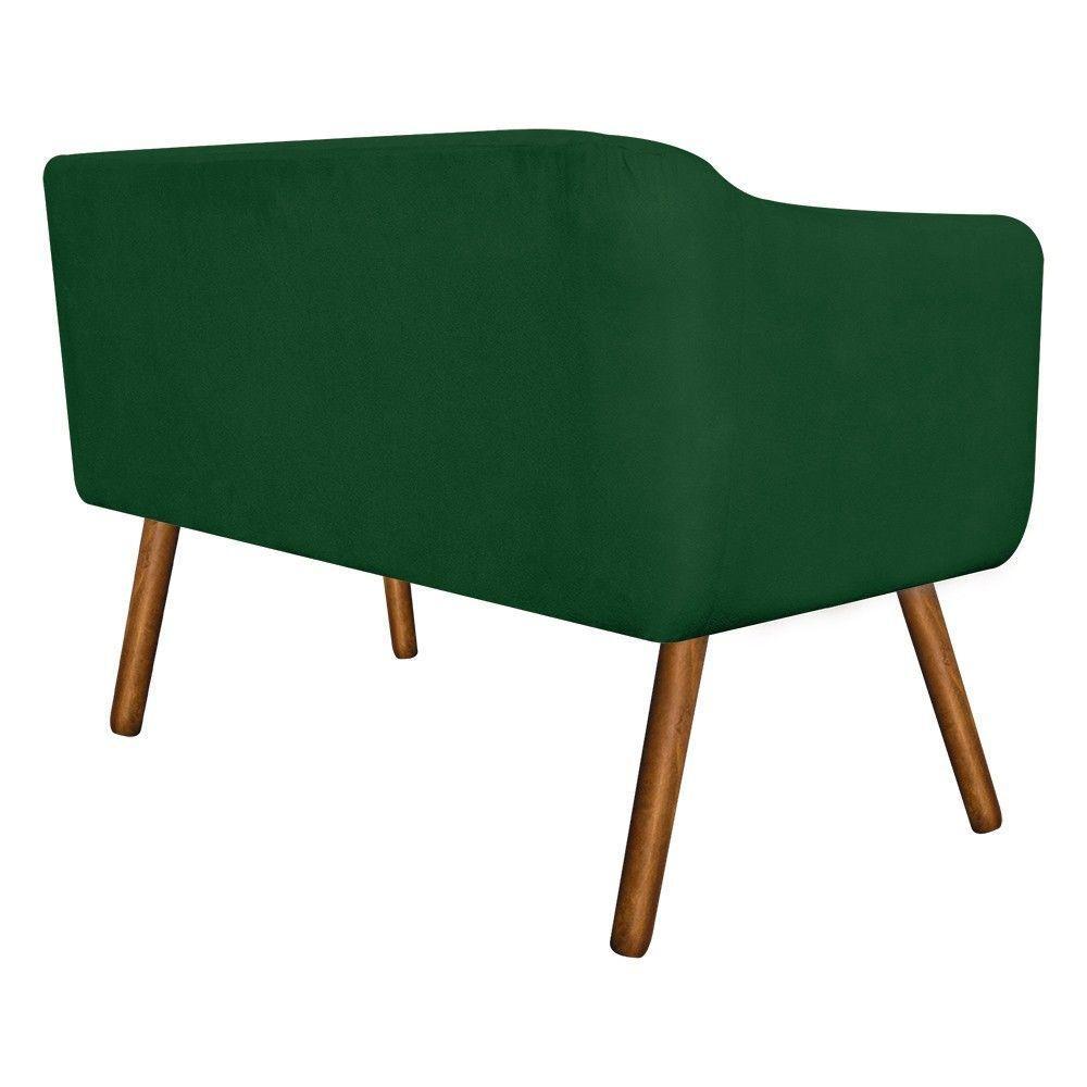 Namoradeira Julia 2 Lugares Suede Verde - D'rossi - 4