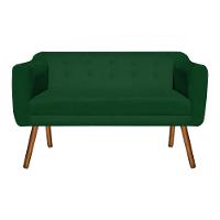 Namoradeira Julia 2 Lugares Suede Verde - D'rossi - 1