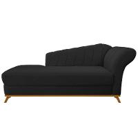 Recamier 140Cm Lado Esquerdo Corano Preto - 6