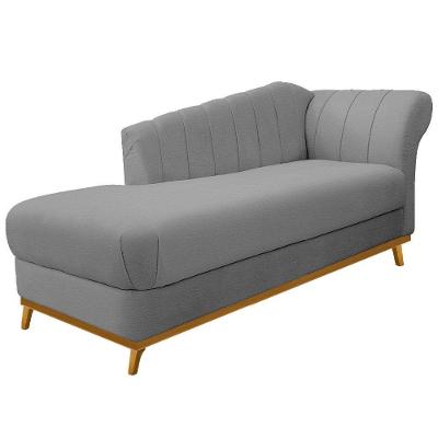 Recamier 160Cm Lado Esquerdo Corano Cinza