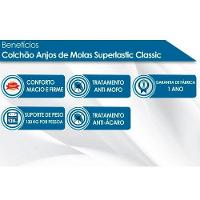 Cama Box Queen: Colchão Molas Anjos Superlastic Classic + Base CRC Suede Brown(158x198) - 5