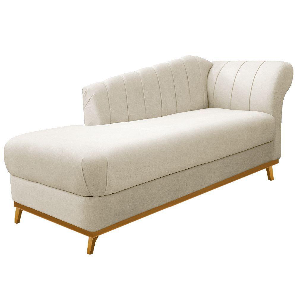 Recamier 185Cm Lado Esquerdo Corano Bege - 1