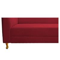 Recamier 185Cm Lado Direito Suede Vermelho - 2