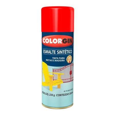Spray Esmalte Sintético Vermelho (730) - Colorgin