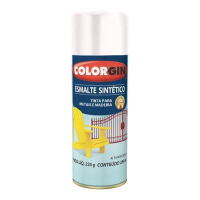 Spray Esmalte Sintético Branco (745) - Colorgin