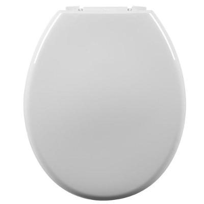 Assento Sanitário Almofadado para Louças Ovais Formato Oval Antibacteriano Branco