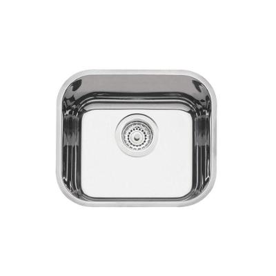 Cuba de Embutir Lavínia 40 BL Retangular de Embutir Aço Inox Brilhante