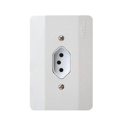 Conjunto Tomada 3p 10a Vertical - Linha Millenium - Mectronic