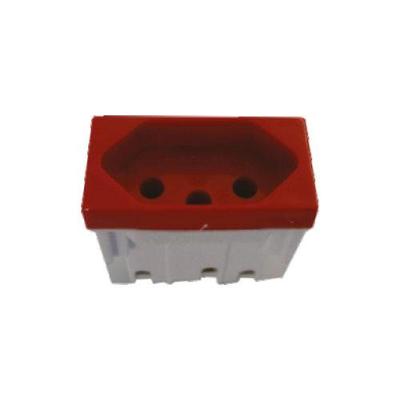 Módulo Tomada 20a Vermelha - Mectronic