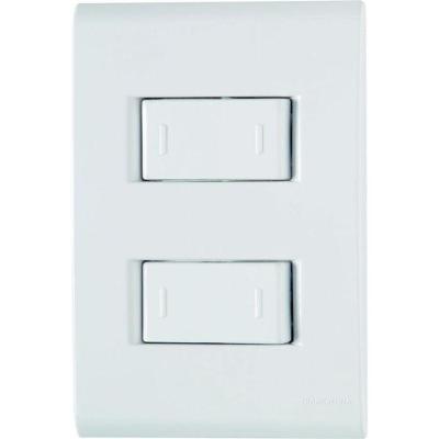 Conjunto 4" X 2" De 2 Interruptores Paralelos 10a 250v - Tramontina