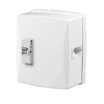 Cd De Sobrepor Para Ar Condicionado Com Disjuntor Din 20a + Tomada 20a Petra - Mectronic