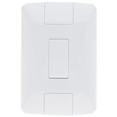 Conjunto 1 Interruptor Simples Aria 4 X 2 Branco250v/ 6a - Tramontina