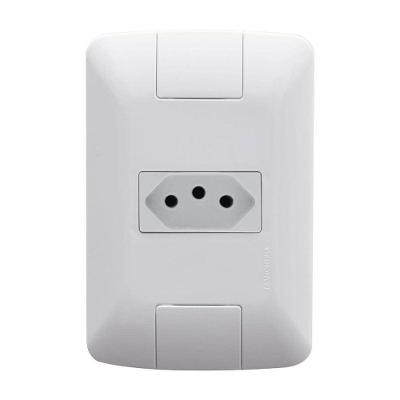 Conjunto Montado Aria 4x2 1 Tomada Nbr 14136 10a 250v Tramontina