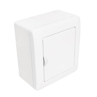 Quadro de Distribuição de Sobrepor Para 3 Disjuntores Nema Ou 4 Din Porta Branca Reversível 3212