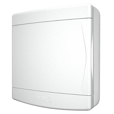 Quadro de Distribuição de Sobrepor 3-4 Disjuntores Sem Barramento Porta Branca 33048416 Tigre Qu