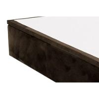 Cama Box Baú Casal Universal Suede Brown (138x188x35) - Costa Rica