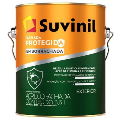 Tinta Acrilíca Fachada Protegida Emborrachada Branco Neve 3,6 Litros 50842066 Suvinil Tinta Acri