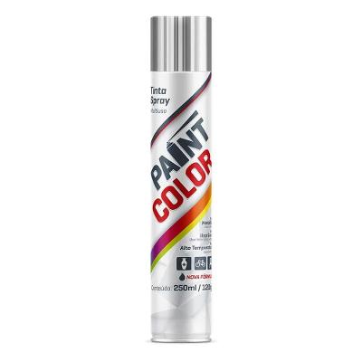 Tinta Spray 400 Ml Metálica Cromado 5510142 Paintcolor Tinta Spray 400 Ml Metalica Cromado 551